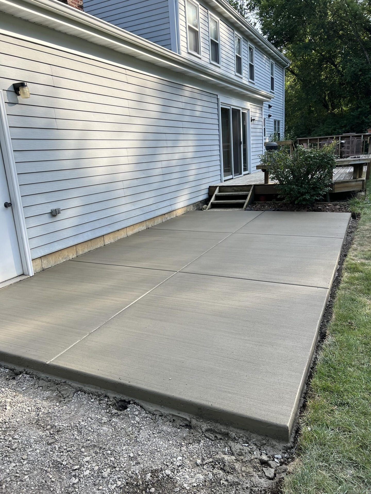 concrete patio concrete patio
