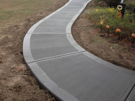 concrete sidewalk concrete sidewalk